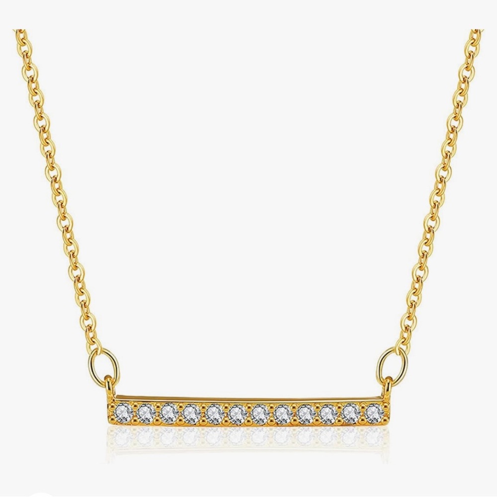 Kate Spade Raise the Bar Pave Gold Plated Linear Earrings with Cubic Zirconia